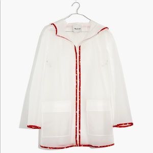Madewell translucent anorak raincoat